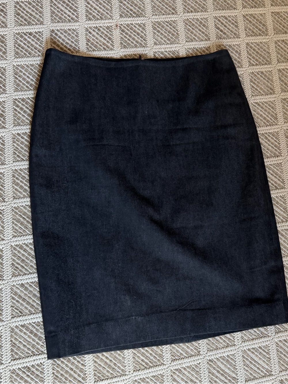 ANN MASHBURN Denim stretch Pencil Skirt
